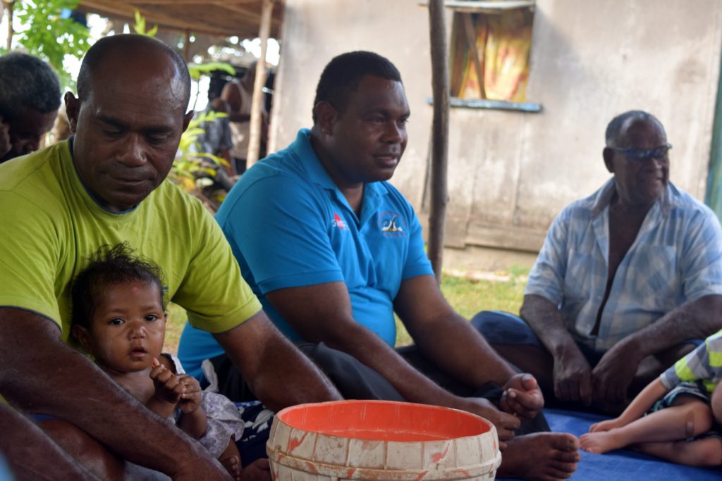 Kava ceremony on Nalawaki